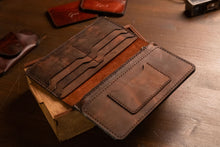 Load image into Gallery viewer, P-119 | გრძელი საფულე/ნატურალური ტყავი/უნისექსი