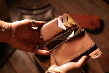 Load image into Gallery viewer, ბაიკერული საფულე ჩამკეტით - (P-112)