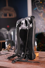 Load image into Gallery viewer, EL-102 | ტყავის ზურგჩანთა ლეპტოპისთვის/უნისექსი