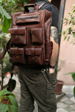 Load image into Gallery viewer, EL-103 | ტყავის ზურგჩანთა