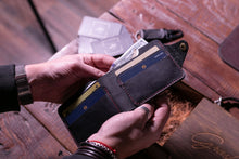 Load image into Gallery viewer, Bi-fold საფულე შესაკრავით - (B-115)