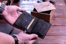 Load image into Gallery viewer, Bi-fold საფულე სახურდით (B-119)