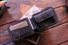 Load image into Gallery viewer, B-113 | კლასიკური Bi-fold საფულე სახურდით / კაცი