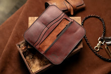 Load image into Gallery viewer, V-107 | ტყავის საფულე, პრინტით