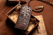 Load image into Gallery viewer, V-107 | ტყავის საფულე, პრინტით