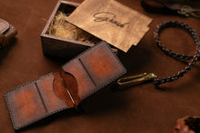 Load image into Gallery viewer, მამაკაცის საფულე, ფულის დამჭერით - (B-112)