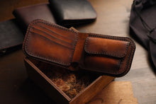 Load image into Gallery viewer, B-113 | კლასიკური Bi-fold საფულე სახურდით / კაცი