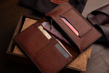Load image into Gallery viewer, P-118 | საპასპორტე საფულე/ნატურალური ტყავი/უნისექსი