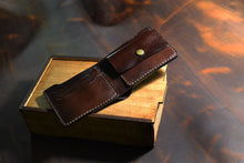 Load image into Gallery viewer, კლასიკური Bi-fold საფულე სახურდით - (B-105)