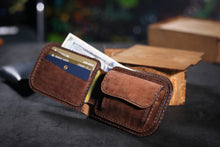 Load image into Gallery viewer, B-113 | კლასიკური Bi-fold საფულე სახურდით / კაცი