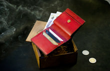 Load image into Gallery viewer, მამაკაცის საფულე ხურდა ფულის ჯიბით - (V-105)