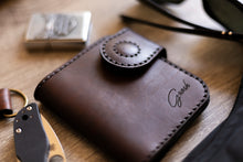 Load image into Gallery viewer, ბაიკერული საფულე ჩამკეტით - (P-126)