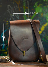 Load image into Gallery viewer, F-113 | ტყავის ზურგჩანთა/ ქალი