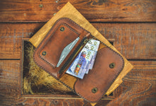 Load image into Gallery viewer, V-108 | ქალის საფულე/ნატურალური ტყავი/ხელნაკეთი