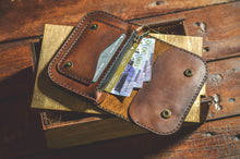 Load image into Gallery viewer, V-108 | ქალის საფულე/ნატურალური ტყავი/ხელნაკეთი