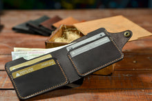 Load image into Gallery viewer, Bi-fold საფულე შესაკრავით - (B-115)