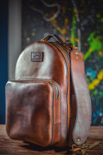 Load image into Gallery viewer, F-116 | ზურგჩანთა/ნატურალური ტყავი/ხელით შეკერილი