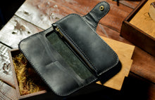 Load image into Gallery viewer, V-113 | გრძელი საფულე/ნატურალური ტყავი/უნისექსი