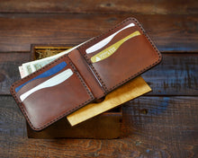 Load image into Gallery viewer, კლასიკური Bi-fold საფულე - (B-110)