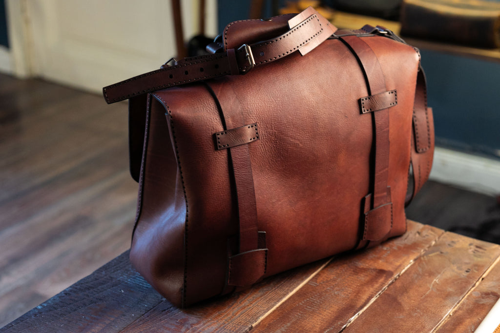 F-134 | ტყავის ჩანთა/ satchel bag/ უნისექსი