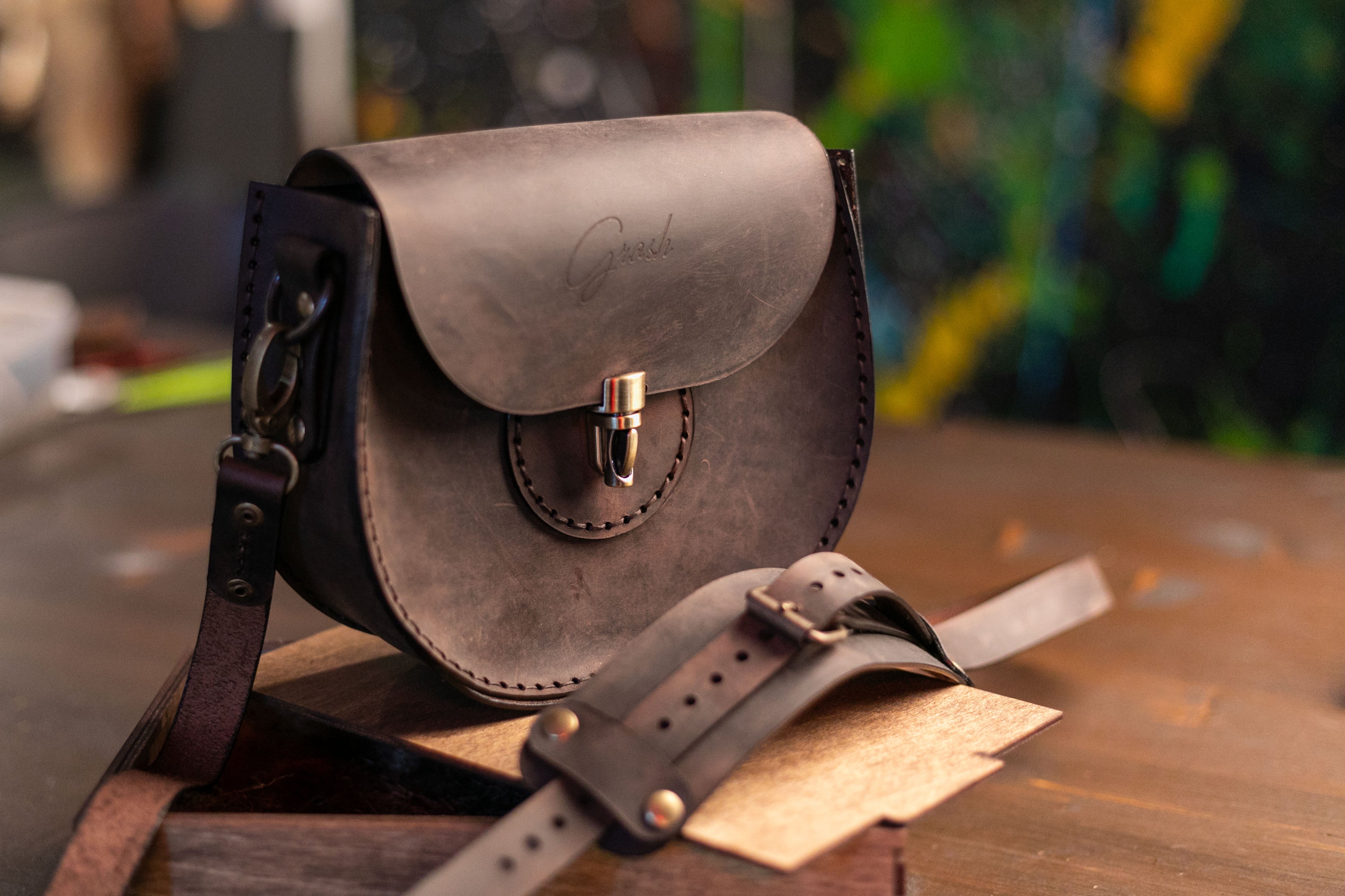 F-115 | ტყავის ჩანთა/Crossbody /ქალი