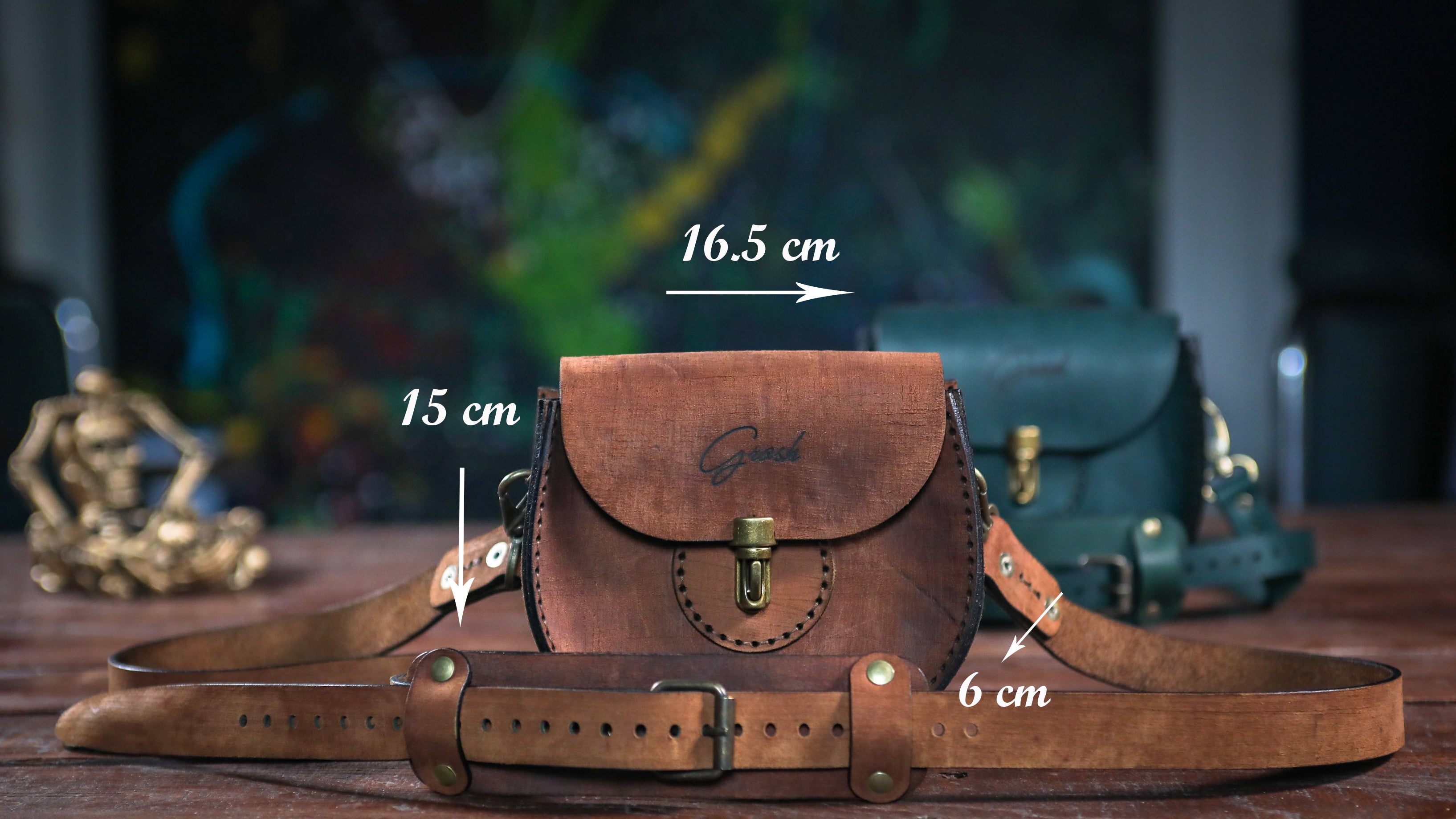 F-115 | ტყავის ჩანთა/Crossbody /ქალი
